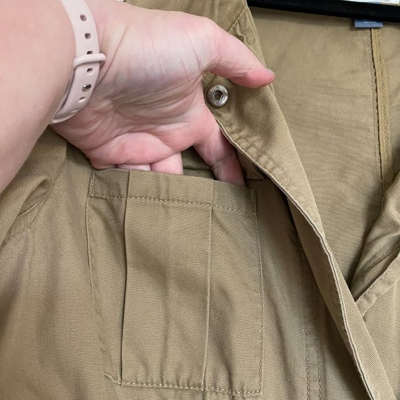 Old Navy Khaki Cargo Utility Jacket - Picture 6 of 8